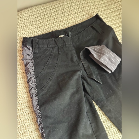 Gorgeous by Naughty • Tailored Ruffle-Trim Trousers — Size S - Picture 5 of 13